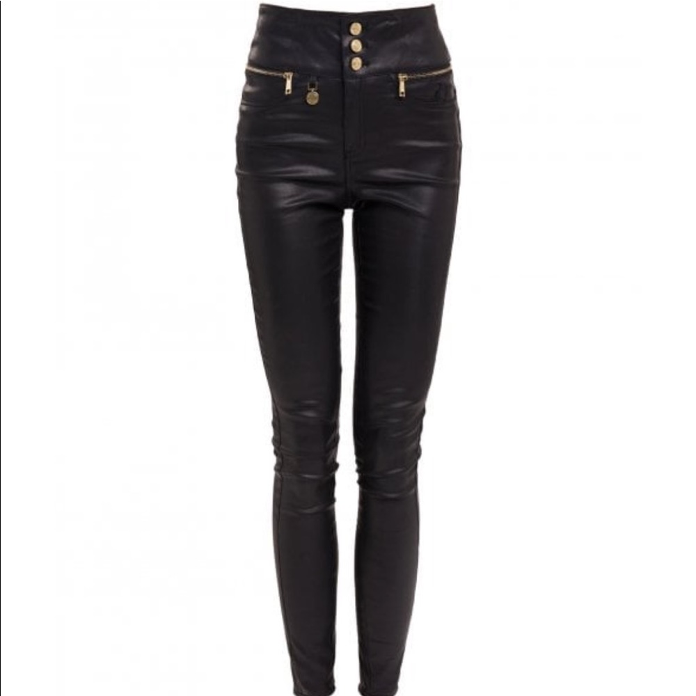 NWOT Holland Cooper Jodhpur Leather Look Jeans